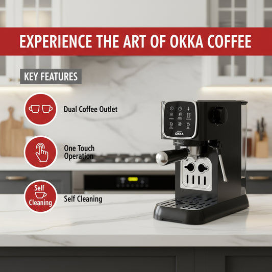 Arzum OKKA Solo Semi Automatic Espresso Machine