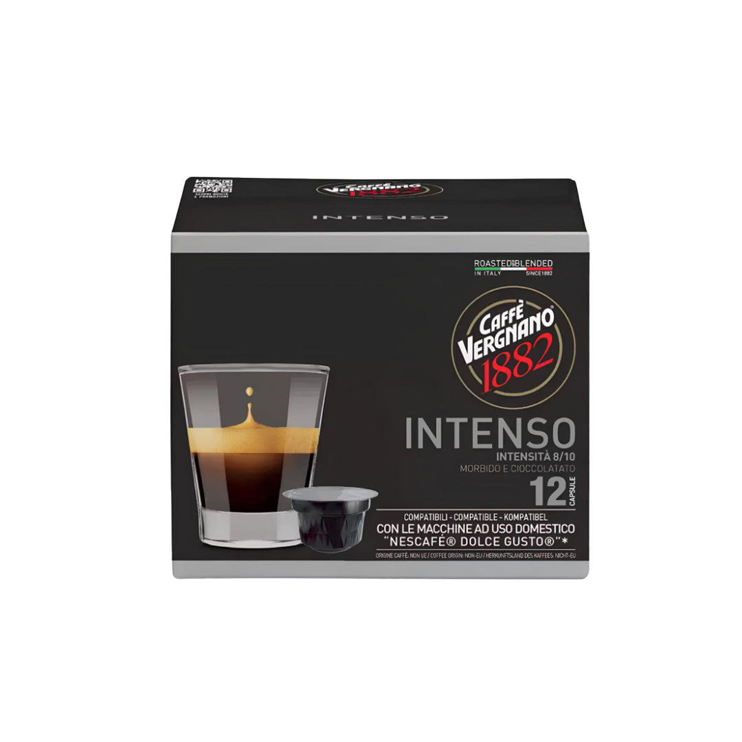 Vergnano Intenso Dolce Gusto-Compatible Capsules – 12 Capsules