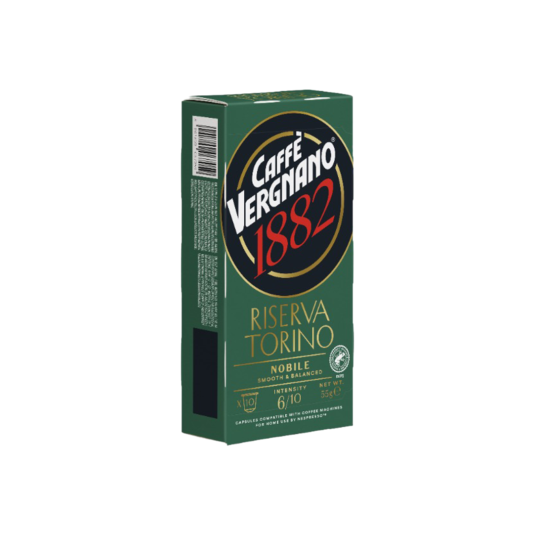 Vergnano Reserva Torino Nobile Nespresso-Compatible Capsules – 10 Capsules