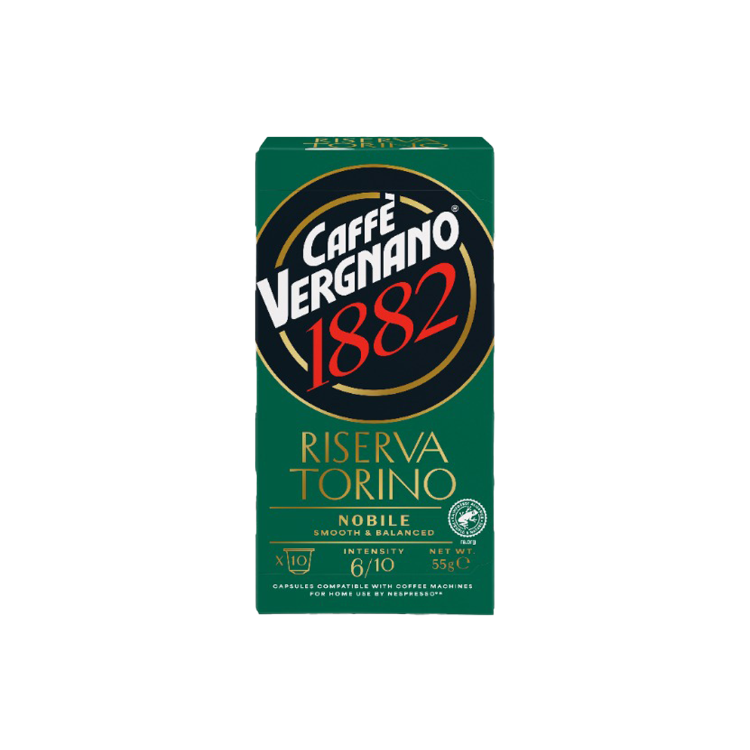 Vergnano Reserva Torino Nobile Nespresso-Compatible Capsules – 10 Capsules