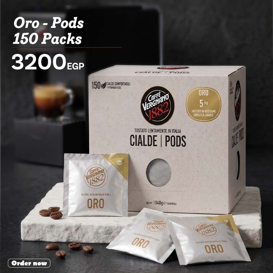 Vergnano Espresso Oro E.S.E. Coffee Pods – 150 Pods