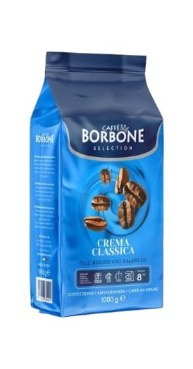 Borbone Crema Classica Espresso – 1KG Whole Beans (50% Arabica / 50% Robusta)