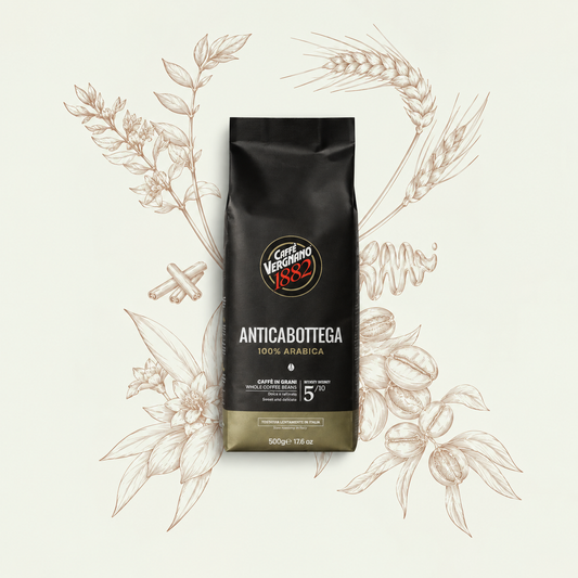 Vergnano Antica Bottega – 500g Whole Beans (100% Arabica)