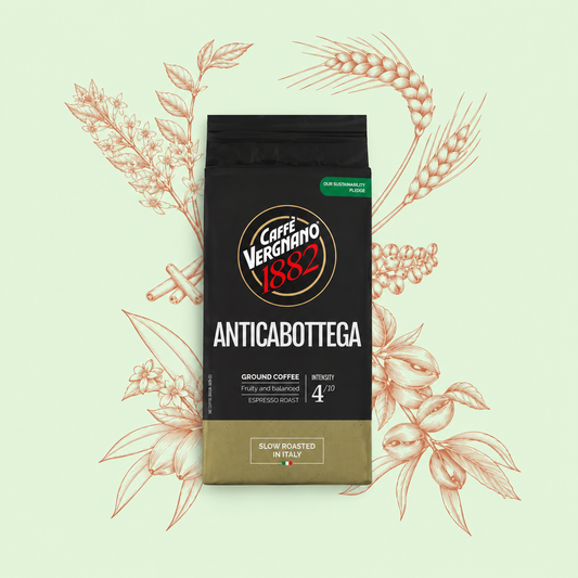 Vergnano Antica Bottega Ground Coffee – 250g (100% Arabica)