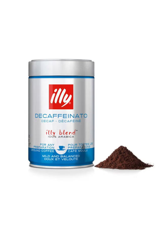 illy Decaffeinated Ground Coffee Espresso - 250 grams