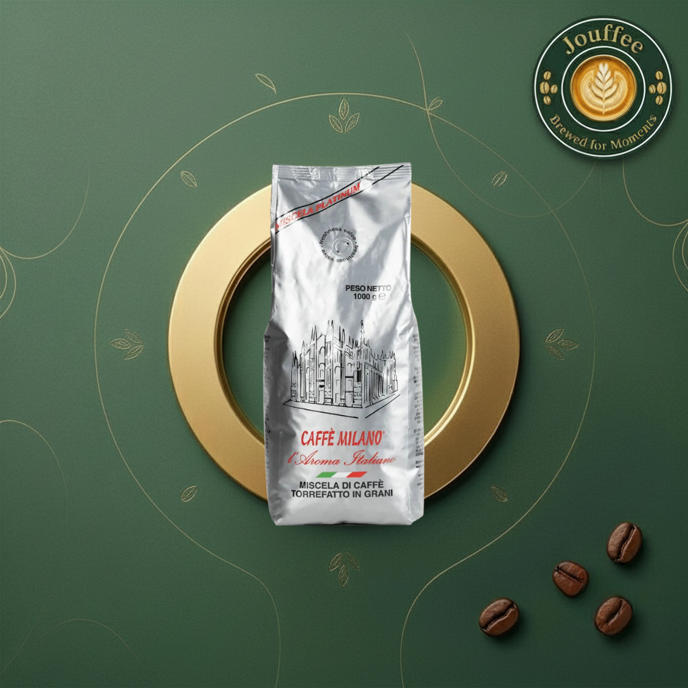 Cafe Milano Platinum 100% Arabica Espresso 1KG whole beans