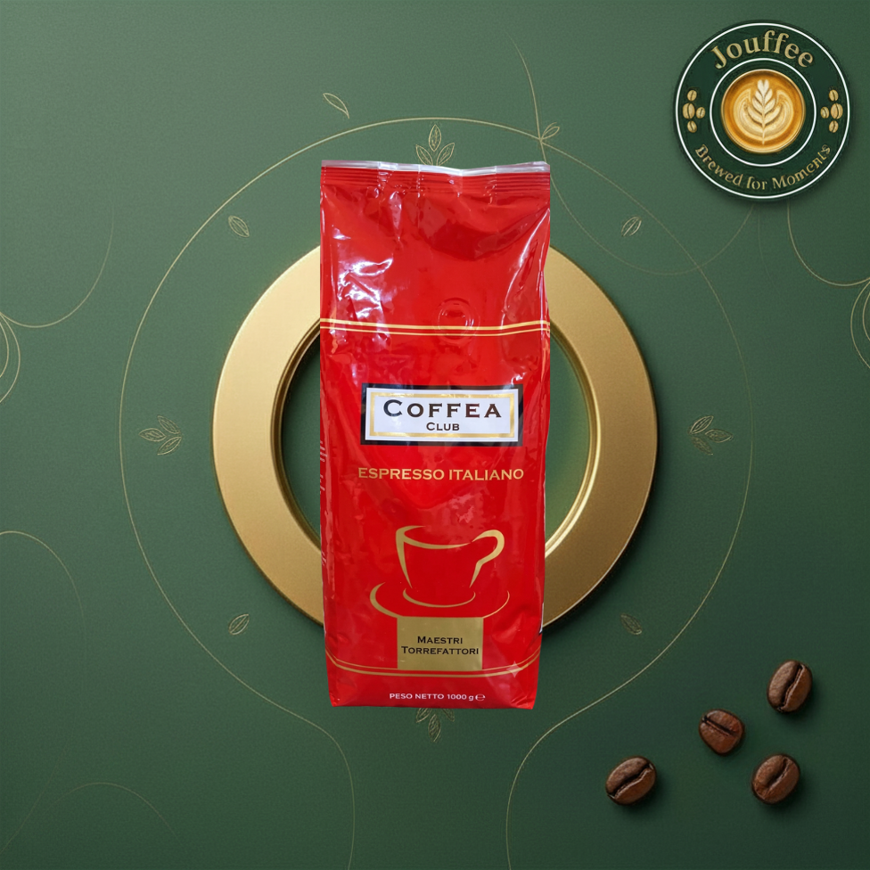 Coffea Club Red Whole Beans Coffee 1KG bag