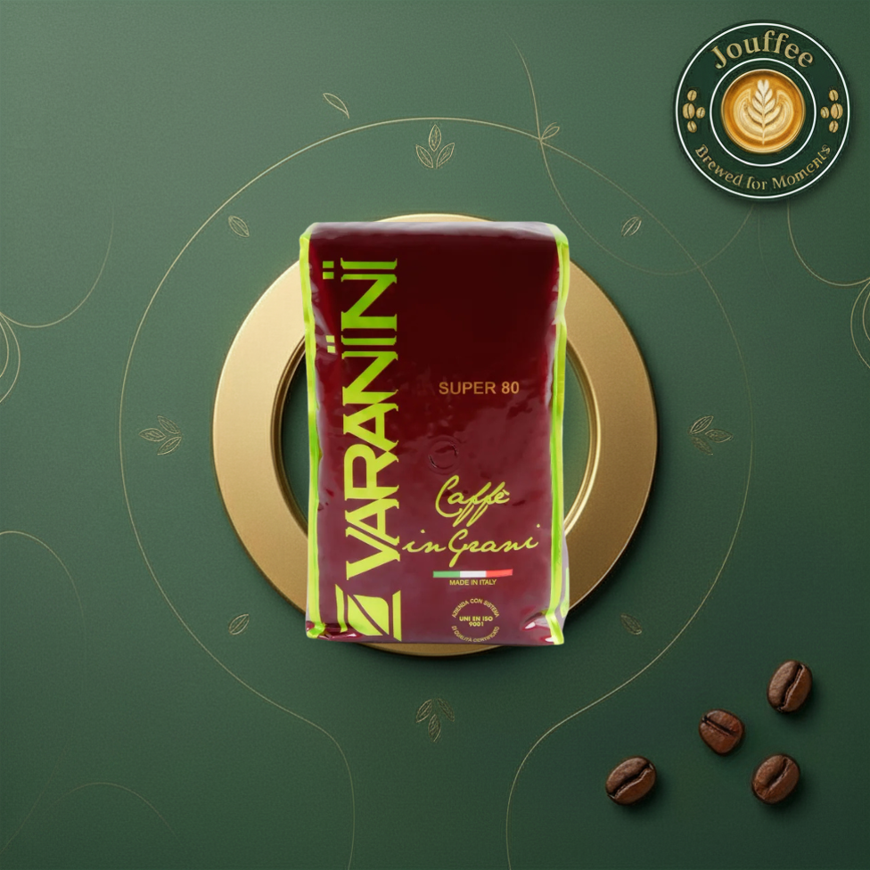 Varanini Super 80 Arabica Espresso 1KG whole beans bag
