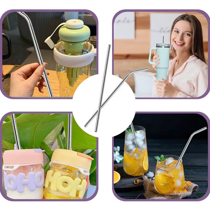 Reusable Stainless Steel Metal Straws