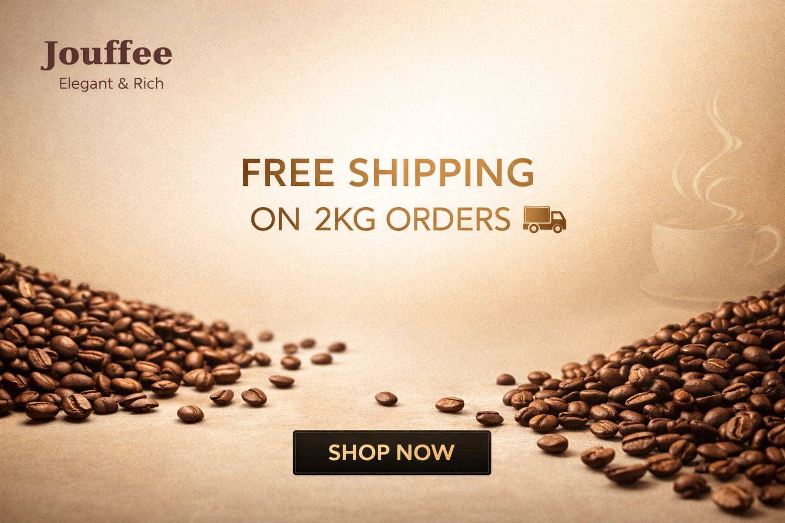 Jouffee Coffee Store | Free Shipping Offer